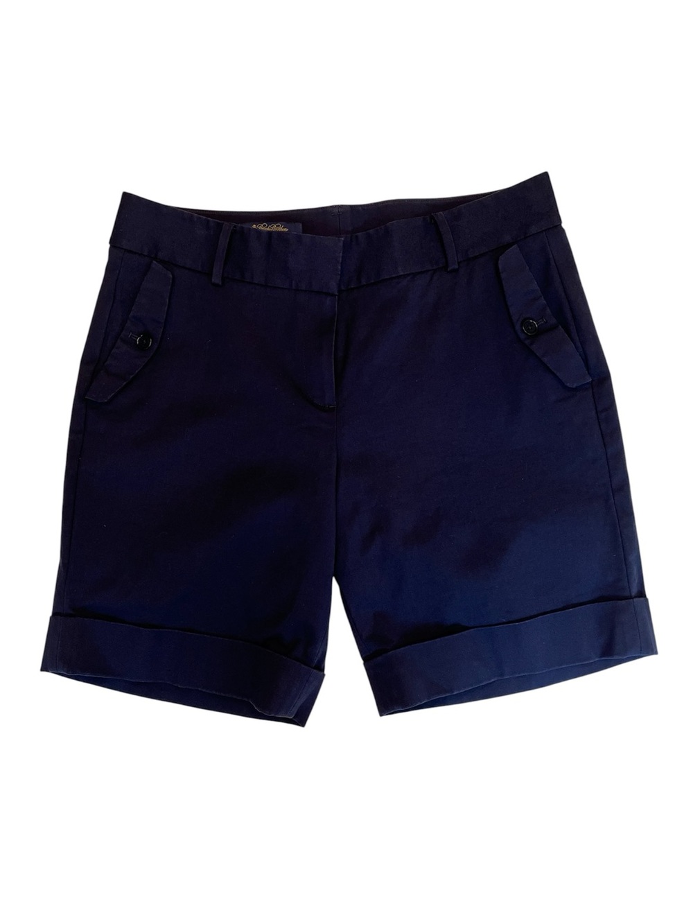 Brooks Brothers Navy Women’s Cuffed Bermuda Shorts